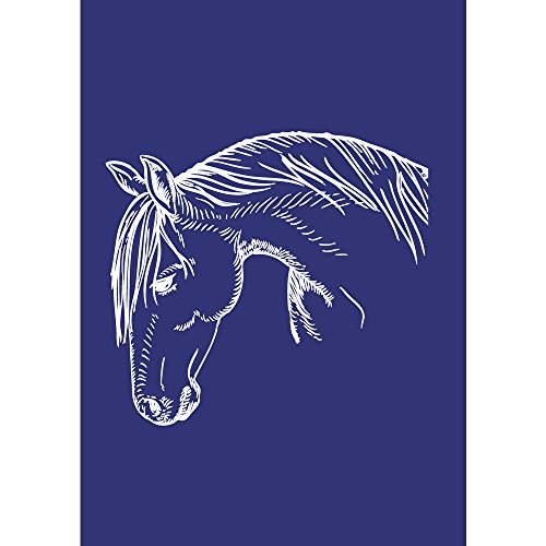 RAYHER 4503100, Pferd, DIN A4, 1 Schablone mit Rakel im SB-Btl.