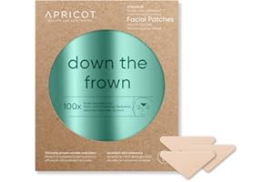 APRICOT BEAUTY & HEALTHCARE APRICOT® - Parches faciales con hialurónicos (100 unidades, antiarrugas, antiarrugas, para alisar las arrugas de la frente y la ira, vegano y sin experimentos de animales, fabricado en Alemania
