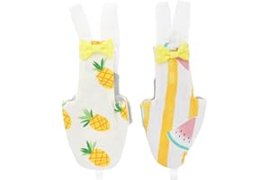 VILLCASE 2 Piezas de Loro Traje de Vuelo Pañal de Pájaro Pañal de Pájaro Cómodo Pantalón de Pájaroe Lindo Pañale Ajustable Perico Pantalón de Pañale para Loro Perico Cockatiel (M Estilo