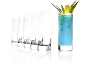 Stölzle Lausitz Verres 380ml I Verres à eau série New York Bar I Lot de 6 lavable au lave-vaisselle I Grands verres à jus de fruits I Verres universels en cristal sans plomb I Haute qualité