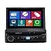 Produktbild TUVVA KSD7843B Autoradio In-Dash 1-DIN 18 cm Motorisierter Touch Bildschirm DVD / CD / USB / AUX / MP4 / MP3 Player Receiver RDS-Radio Bluetooth Audio Streaming Freisprech Anrufe mit Fernbedienung