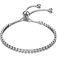 Shining Diva Fashion Latest Stylish Austrian Crystal Rose Gold Charm Bracelet for Women