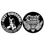 survivor scream juego 2 unidades. OZZY OSBOURNE DJ SLIPMAT FILZMAT BLIZZARD OF OZZ/CREST LOGO - Juego de 2