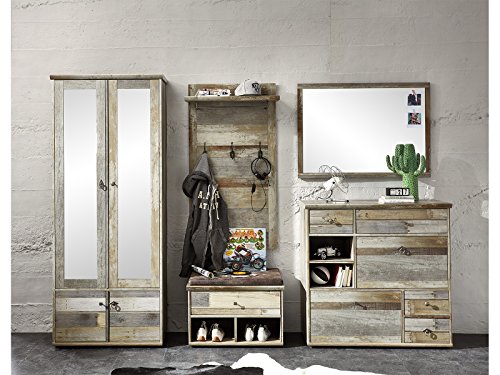 Spiegel Wandspiegel Garderobenspiegel Hängespiegel Holzspiegel Flur „Britta I“ - 4