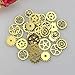 Produktbild 50x Steampunk Zahnräder Gothic Charms Metall