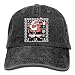 Produktbild Aeykis Unisex Dabbing Santa Claus Ugly Christmas Cotton Denim Baseball Cap Adjustable Sun Hat for Men Or Women ABCDE11766