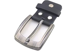 AORVYUI Boucle de ceinture pour homme 4 cm type 40 mm Noir moderne poli