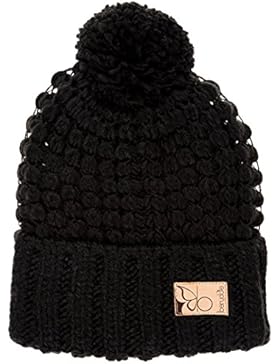 Berydale Damen Strickmütze, klassische Form mit Umschlag