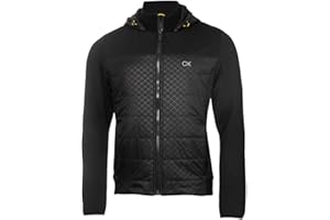 Calvin Klein Mens Ramond Hybrid Moisture Wicking Breathable Golf Jacket