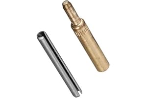 CLM Universal Meter Box Door Repair Kit - Brass Finish Hinges - Easy DIY Repairs - Complete Kit with Hinges, Latch, Key