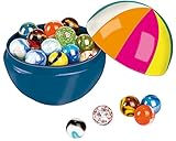 moses. 37501 - Bunte Murmeldose, mit 41 farbigen Glasmurmeln