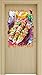 Produktbild Köstlicher Schaschlyk Spieß Pinsel Effekt Holzdurchbruch im 3D-Look , Wand- oder Türaufkleber Format: 92x62cm, Wandsticker, Wandtattoo, Wanddekoration