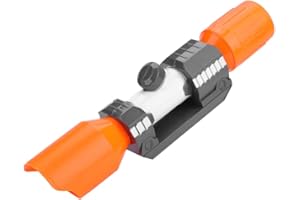 DAMOHONY Visor de Alcance para Pistola de Juguete Nerf, Accesorio de Visor de Alcance de Plástico con Accesorio de Orientación de Retícula para Nerf Modify Toy Gun Accesorios