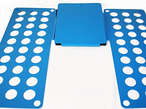 T-Shirt Folder – Wäschefalter Faltbrett – Falthilfe, Aquablau – 70×59 cm - 4