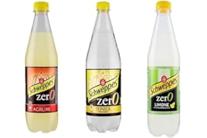 Testpaket Schweppes Zero ohne zucker Erfrischend alkoholfreies Getränk Zitrone Zitrusfrüchte Tonic-Wasser 36x600ml