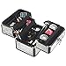 Beautify Professional Small Silver Rose Aluminium Beauty Cosmetics & Make Up Case