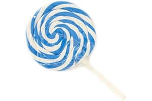 Rossini's SRL - Lecca Lecca Spirale Colore Celeste E Bianco 40g