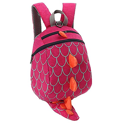 Preisvergleich Produktbild Kinder Rucksäcke Kleinkind Schule Taschen Dinosaurier Kinder Daypacks Jungen Mädchen Anti verloren (Rosa)
