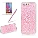 Price comparison product image Glitter Case for Huawei Honor 9,Girlyard Crystal Luxury Bling Shinning Design Soft TPU Ultra-thin Flexible Rubber Anti-slip Scratch Resistant Protective for Huawei Honor 9 -Pink