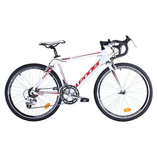 Preisvergleich Produktbild 20" Kinderrennrad Leader Roady Weiß (2014)