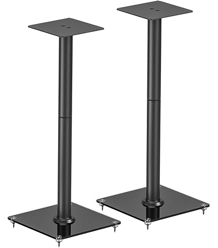 Audio Amplifier Stand Monitor Noise Isolation Pads Speaker Isolation Feet Subwoofer Audio Isolation Platform With Fixed Copper Nails For Standard Speaker (Color : Black, S : 19x25cm