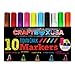 Produktbild 'Liquid Chalk Marker - NEUE Deckel, Schäden zu verhindern zu der Feder - Craft Box USA - 10 Kreide Tinte Stifte - 6 mm umschaltbar Tipp - Anwendung auf Kreide Etiketten, Glas, Restaurant und Bistro Menu Boards - Kinder Kunst