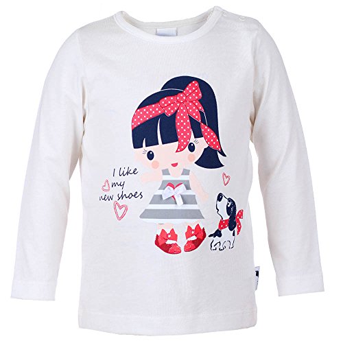 Baby Mini Girls Shirt, snowwhite, size 92, 2 years