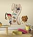 Produktbild Roommates Indoor Tapete Room Deco Wandaufkleber Jake und die Nimmerland Piraten Wandtattoo Messlatte