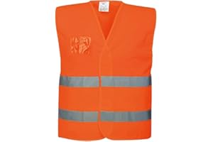 Portwest Chaleco De Media-Malla De Alta Visibilidad, Tamaño: L/XL, Color: Naranja, C494ORRL/XL
