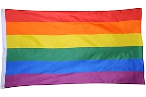 UNBEKANNT EROSPA EROSPA Regenbogenfahne Regenbogen wetterfest 60 x 90 cm