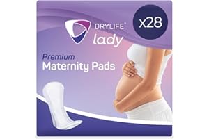 Drylife Lady Premium Serviettes Maternité | Extra Absorbantes dès L'Accouchement (1 Lot de 28)