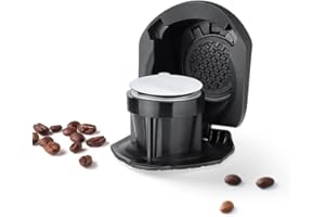 Adaptateur de capsule de café compatible avec Genio S et Petit XS, HAILASRE Porte-capsule pour dosettes OriginalLine Nes jetables, accessoire pour cafetière Nes-presso à Dolce Gusto