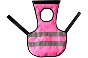 LOVIVER Hühner Warnweste Sicherheitsweste Reflektorweste für Geflügel Huhn, Rosa
