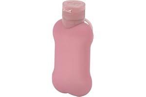 United Pets Bon TON Pì Bottiglietta Portatile Lava Pipì per Cani, di Design, Rosa Chiaro, Taglia unica