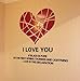 Produktbild GAOJIAN Liebe Kristall Acryl Acryl Wandaufkleber Hochzeit Bedside Schlafzimmer Sofa Wohnzimmer Wandaufkleber Haus Dekoration Wand Dekoration
