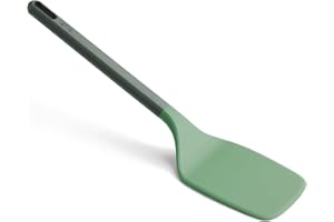 Lékué Espátula cocina lisa flexible, silicona platino