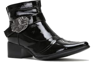 La Modeuse - Bottines vernies à bout pointu