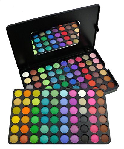 240 Lidschatten 2 x 120 Professionelle Lidschattenpalette Matt & Shimmer eyeshadow Makeup Make-Up Set Kosmetik mit Spiegel 2 3 - 2