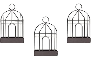 GENERICO Kit 3 Pezzi Supporto Porta Spirali Antizanzare In Ferro Stile Retrò Forma di Gabbia,set Per Zanzare Per Esterni Con Manico, Bruciatore Di Incenso Anti Zanzare