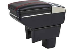 SZSS-CAR Bracciolo con vano portaoggetti in pelle,Adatta per Suzuki Swift 2007~2018 2019 2020 2021 2022 articolo per interni di auto