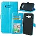 Produktbild Nancen Samsung Galaxy J5/SM-J500F (5,0 Zoll) Lederhülle Neu Style Acht Farbe Weich PU Flip Case Ledertasche/Schutz Etui, Einfach Vintage Kollektion Karten Slot Foto Wallet Hülle Handy Tasche Zubehör
