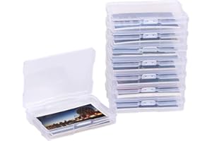 CARMOTTER Foto-Aufbewahrungsbox-Set, Foto-Organizer, Foto-Organizer, Foto-Aufbewahrungsbehälter, Foto-Box, zur Aufbewahrung Ihrer wertvollen Erinnerungen (10 Stück)