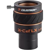 Celestron 93529 1,25 in&ccedil; X-Cel LX 2x Barlow Lens, Siyah