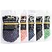 Produktbild BlueZOO Premium Niedrigtemp-Heißwachs Brasilianische Wachs Granulat Perlen Für Intim Achseln Beine Arme und Gesicht Benutzung Ohne Vliesstreifen Mikrowelle geeignet,5 Pack,17.6 oz/500g