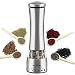 Produktbild Elektrische Pfeffer Grinder, ez-buy Elektrische Gewürze Pfeffermühle mit LED Licht für Salz, Pfeffer und andere Dry Spice, Edelstahl mit einer Hand automatischen Betrieb