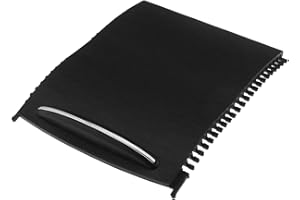 OTOTEC Cubierta de Persiana Enrollable para Consola Central Compatible con Clase C W203 2000-2007 A2036800123 Portavasos Cremallera Enrollable Consola Central Persianas Corredizas Negro