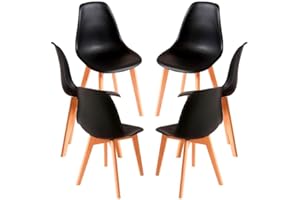 Regalos Miguel - Packs Sillas Comedor - Pack 6 Sillas Kelen - Negro