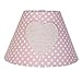 Produktbild Clayre & Eef 6LAK0342 Lampenschirm Stoff rosa Punkte Herz Home... ca. Ø 22 x 14 cm