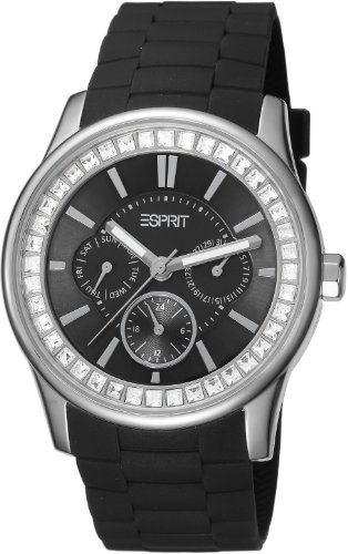 Esprit Damen-Armbanduhr Starlite Analog Quarz Silikon ES105442006 Esprit Damen-Armbanduhr Starlite Analog Quarz Silikon ES105442006