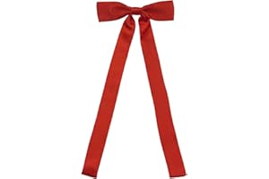 AUSUAYA GB-WT-01 Damen-Fliege, verstellbar, Western-Satin-Krawatte, für T-Shirt, Dekoration, Valentinstagsgeschenk, rot, One size